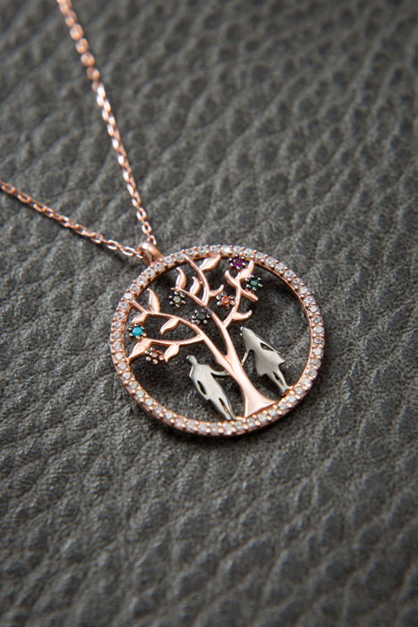 Heliophilia Silver Collar de Metal Rosa 40+5 cm